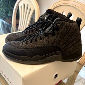 Air Jordan 12 Retro Wool Sneakers without original box.